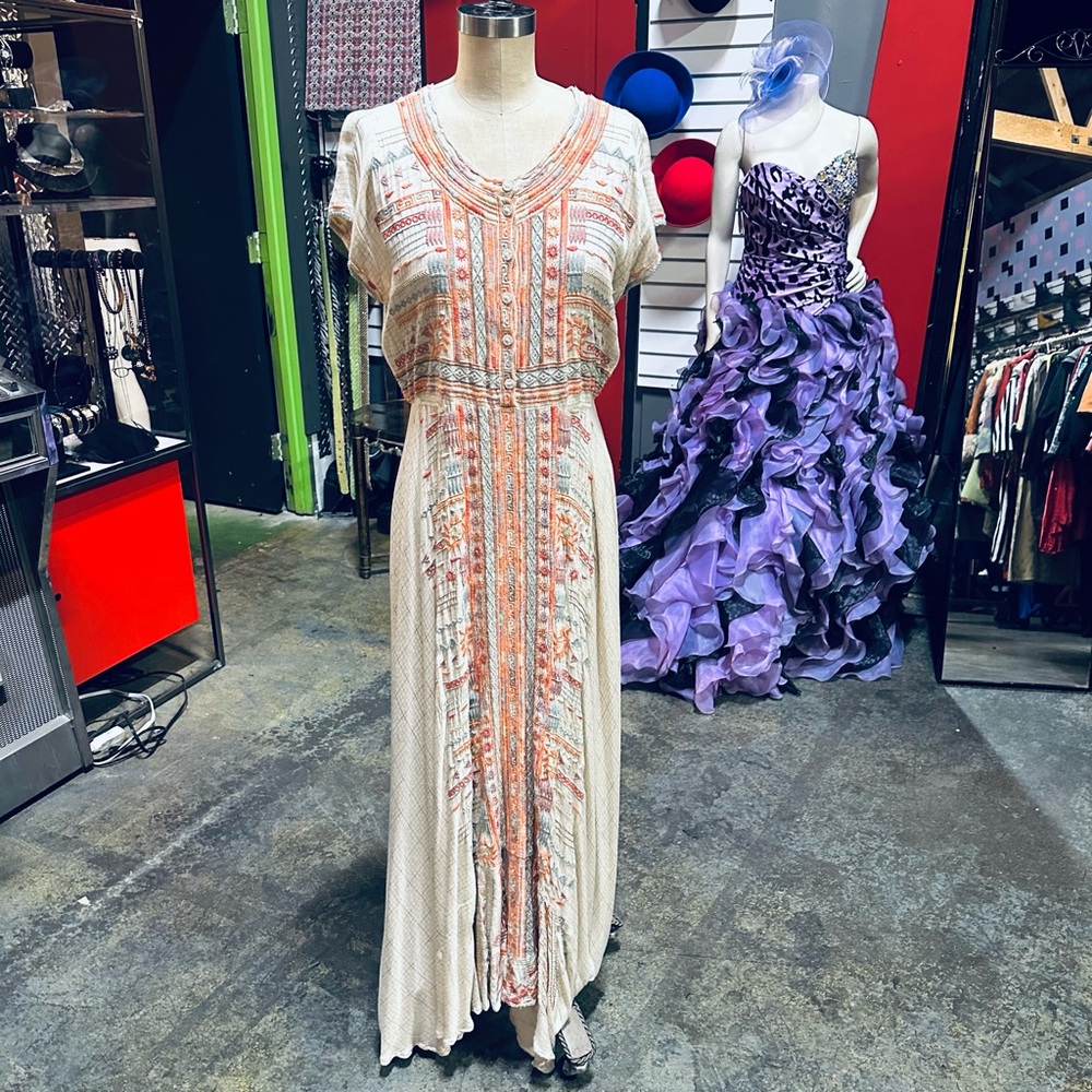 Johnny Was BIYA Effy Challis Maxi Dress NWT